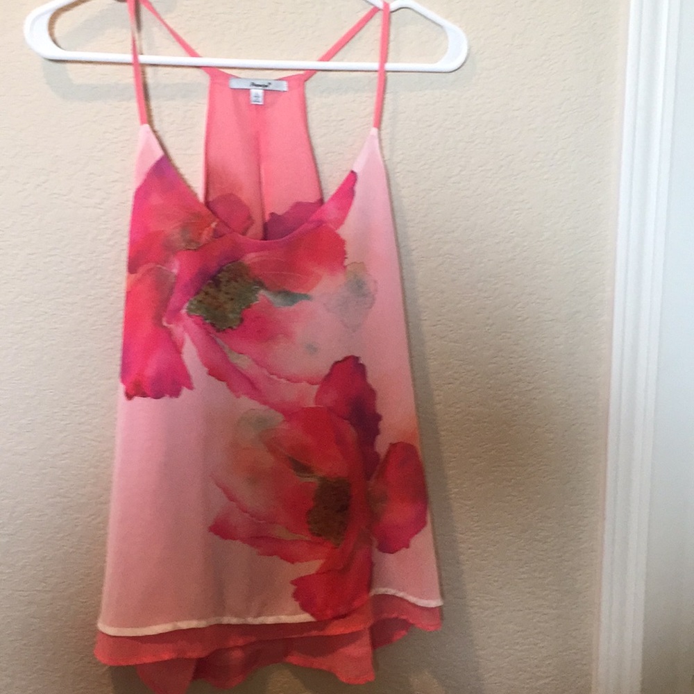 Pink flower top